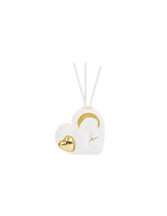 LED-Lufterfrischer aus Kunstharz mit goldenem Herz und Schwangerschaftsmotiv, Kommunionsgeschenk, Raumduft