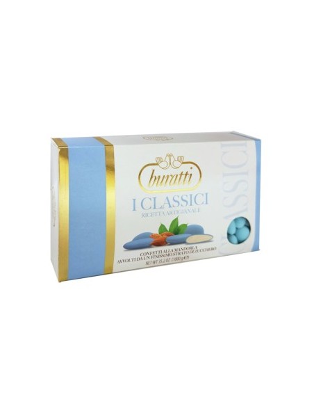 Buratti Confetti alla Mandorla Pelata 37-38 Azzurra — 1 kg