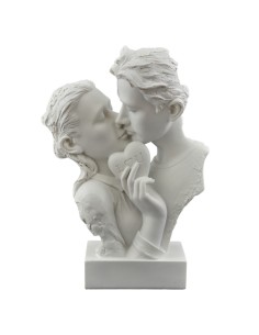 Große Paarskulptur mit Love-Herz | Gastgeschenke Hochzeit 2027