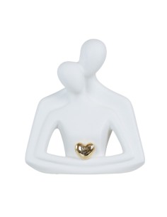 Small embracing couple with gold-toned | Wedding favours 2027