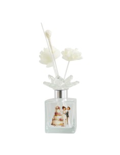 Newlyweds and cake diffuser, 200 ml | Wedding favours 2027