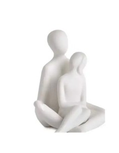 Bomboniera Set innamorati mezzobusto stilizzati in porcellana · 24 cm – Matrimonio 2027