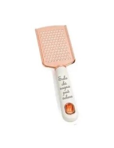 Wedding favour Grater in copper colour with white handle – Wedding 2027