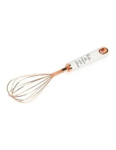 Cadeau mariage Fouet de cuisine couleur cuivre avec manche blanc – Mariage 2027