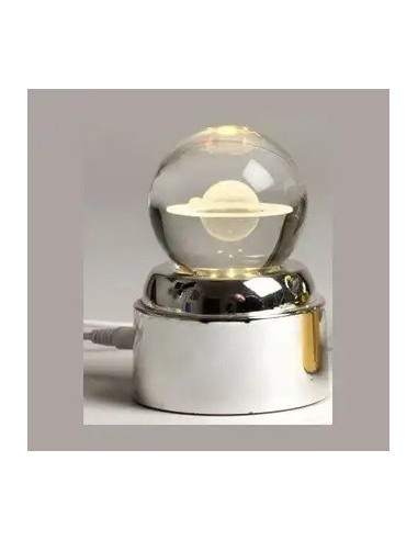 Globo Saturno LED 10 cm | Bomboniera matrimonio 2027