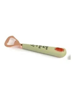 Kupferfarbener Flaschenöffner mit grünem Griff 16,2 cm | Hochzeit…
