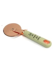 Rotella tagliapizza color rame con manico verde 19,5 cm | Matrimonio…