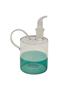 Ölflasche aus geblasenem Glas dunkelgrün, klein | Hochzeit 2027 Doris