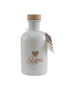 Ölflasche in Weiß Sogna mit Ausgießer 18 | Hochzeit 2027