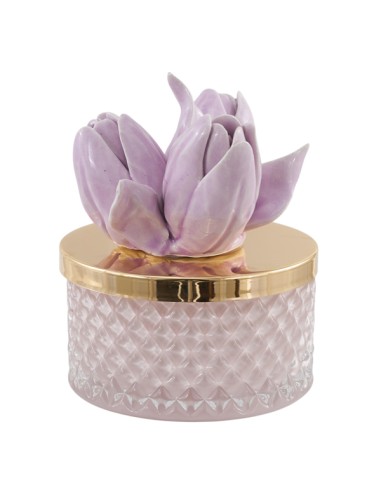 Candela Diamond con tulipani color lilla, grande bassa | Matrimonio 2027