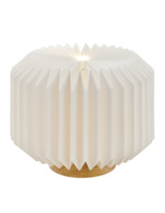 Cylinda small lamp with wooden base and USB power, 11 cm | Wedding 2027