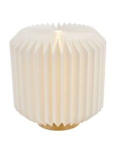 Lampe Cylinda modèle moyen avec base en bois et alimentation USB, 15 cm | Mariage 2027