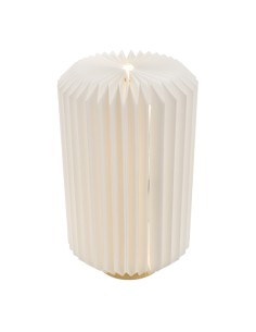 Lampe Cylinda maxi avec base en bois et alimentation USB, 25 cm | Mariage 2027