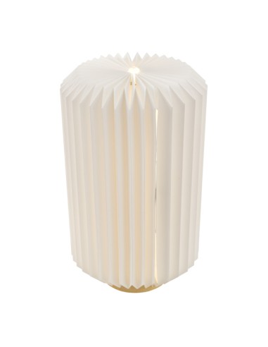 Lampe Cylinda maxi avec base en bois et alimentation USB, 25 cm | Mariage 2027