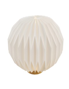 Ball maxi lamp with wooden base and USB power, 25 cm | Wedding 2027