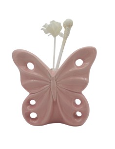 Diffuseur papillon rose avec coffret | Mariage 2027