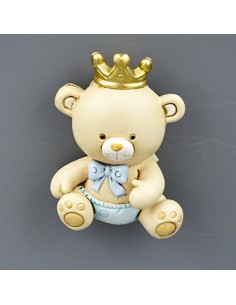 Christening favour: magnet teddy bear – 4 × 5 × 1,5 cm