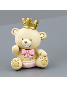 Gastgeschenk zur Taufe: Teddybär, kleine Ausführung – 2 × 3,5 × 3 cm