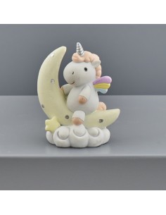 Gastgeschenk zur Taufe: Einhorn, Regenbogen, rosa, große Ausführung 