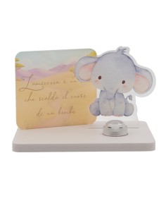 Gastgeschenk zur Taufe: Dekoration mit Schild und LED-Licht kleiner 
