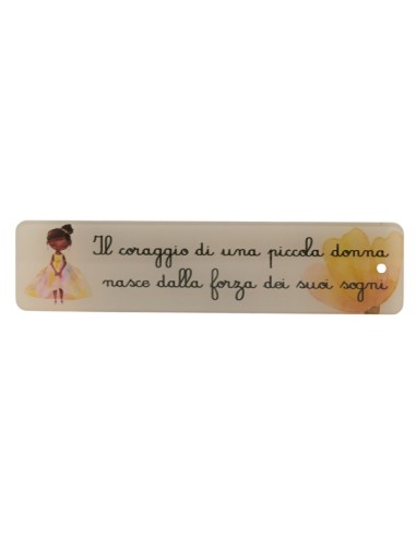 Gastgeschenk zur Taufe: Lesezeichen Prinzessin Maya – 17 × 4 cm