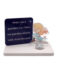 Souvenir de baptême : décoration avec plaque et lumière LED petit pr