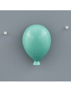 Christening favour: balloon, wall-mounted, turquoise, small size – 1