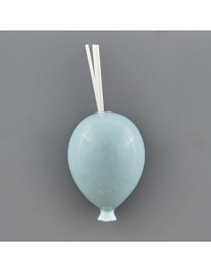 Souvenir de baptême : diffuseur de parfum ballon, mural, bleu ciel, 
