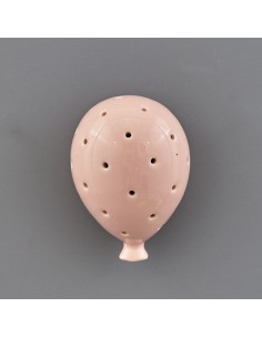 Bomboniera palloncino, LED, da parete, rosa, formato piccolo – 10,3 
