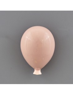 Christening favour: balloon, wall-mounted, pink, small size – 10,3 ×