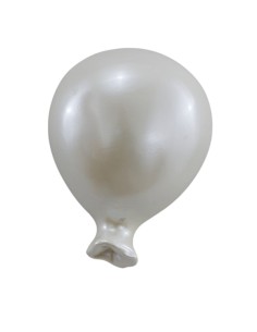Gastgeschenk zur Taufe: Magnet Ballon, weiß