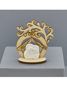 Souvenir de baptême : Sainte Famille – 6 × 2,1 × 7 cm