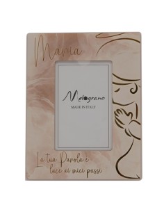Celebration favour: photo frame girl at First Communion, gold-tone d