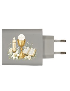 Gastgeschenk: Mehrfachsteckdose Kelch zur Erstkommunion – 8 × 5,5 × 