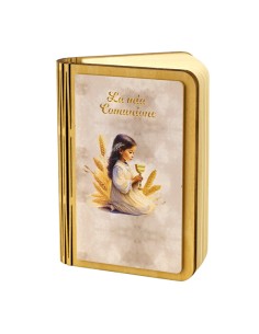 Souvenir de cérémonie : lampe LED fille à la Première Communion, en 