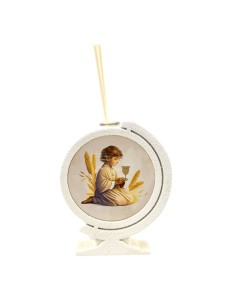 Bomboniera profumatore bambino alla Prima Comunione, LED, mappamondo