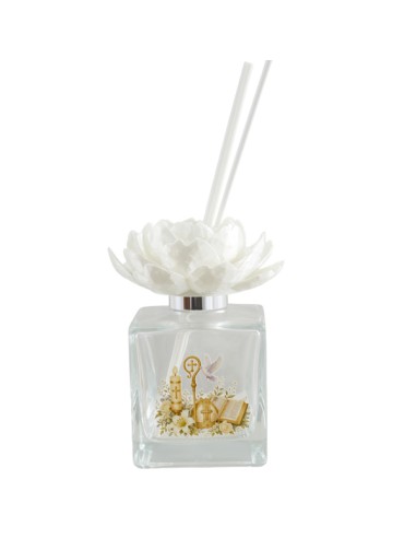 Gastgeschenk: Duftspender Firmung, 200 ml – H.12 × 8 × 8 cm