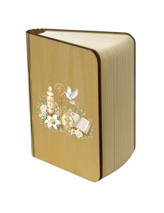 Gastgeschenk: LED-Lampe Firmung, LED, in Buchform, große Ausführung 