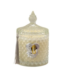 Bomboniera candela Santa Cresima, Diamond, formato medio – D.8,5 H.1