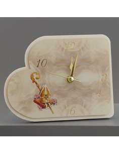 Celebration favour: clock Confirmation – H.17 × 13 cm