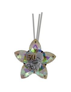 Celebration favour: scent diffuser 50th wedding anniversary – H.10 ×