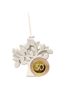 Souvenir de cérémonie : diffuseur de parfum 50e anniversaire de mari