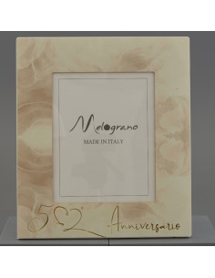 Celebration favour: photo frame 50th wedding anniversary – H.37 × 32