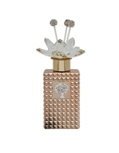 Gastgeschenk: Duftspender Lebensbaum, rosa, goldfarbene Details