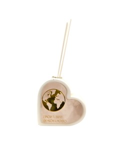 Souvenir de cérémonie : diffuseur de parfum globe, en cœur, détails 