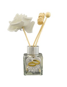 Souvenir de cérémonie : diffuseur de parfum alliances