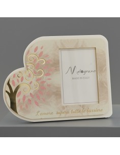 Gastgeschenk: Bilderrahmen Lebensbaum – H.17 × 13 cm