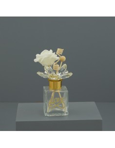 Celebration favour: scent diffuser wedding, gold-tone details, 100 m