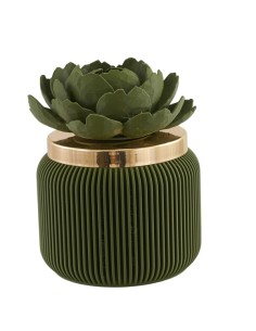 Boîte décorative Millerighe 3D – vert · petit – 13 cm
