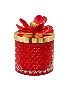 Kerze als Gastgeschenk: Diamond Capodimonte Punto Oro, rot
